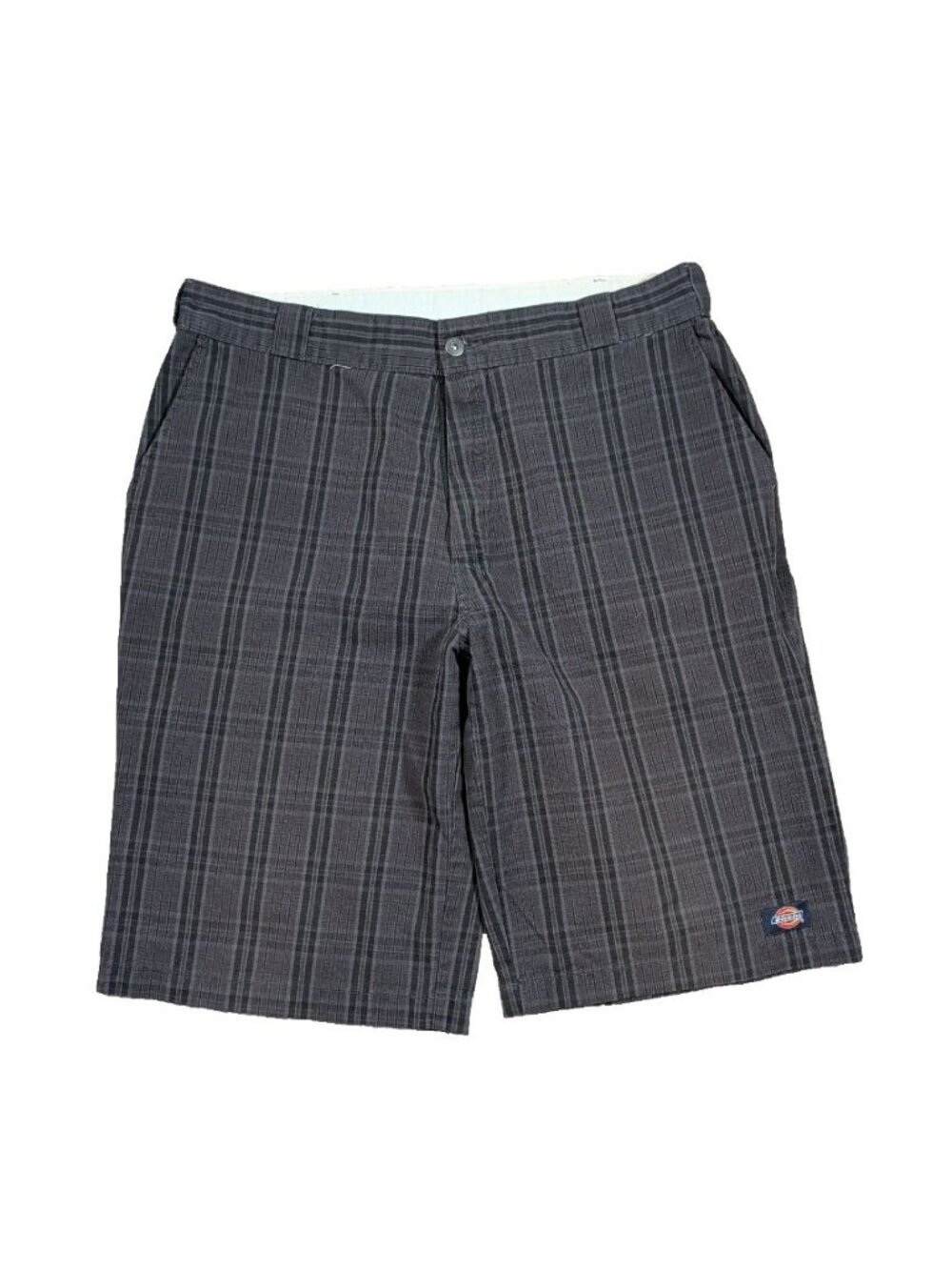 Dickies Plaid Shorts Workwear W36" 12" Inseam Vintage Y2K Grunge Skater